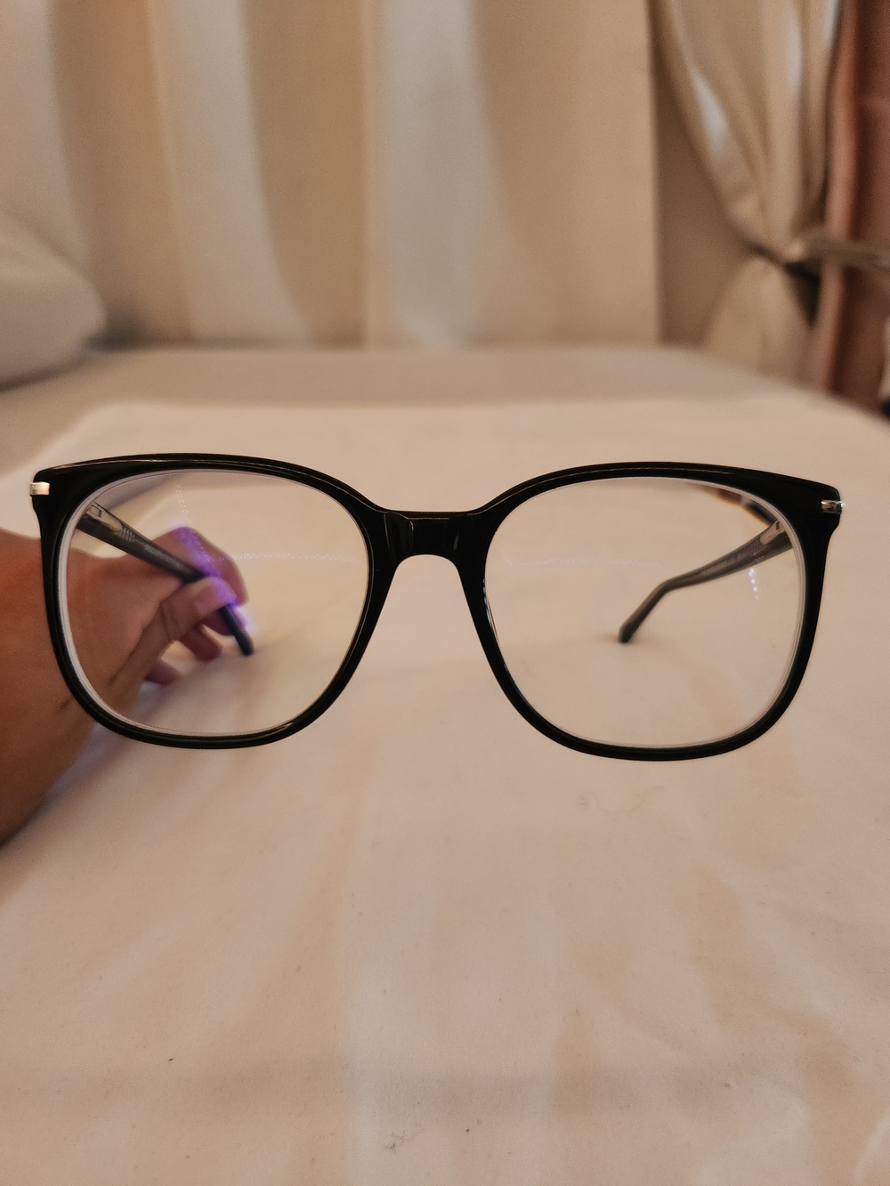 Absolutely Black Oversized Square Glasses